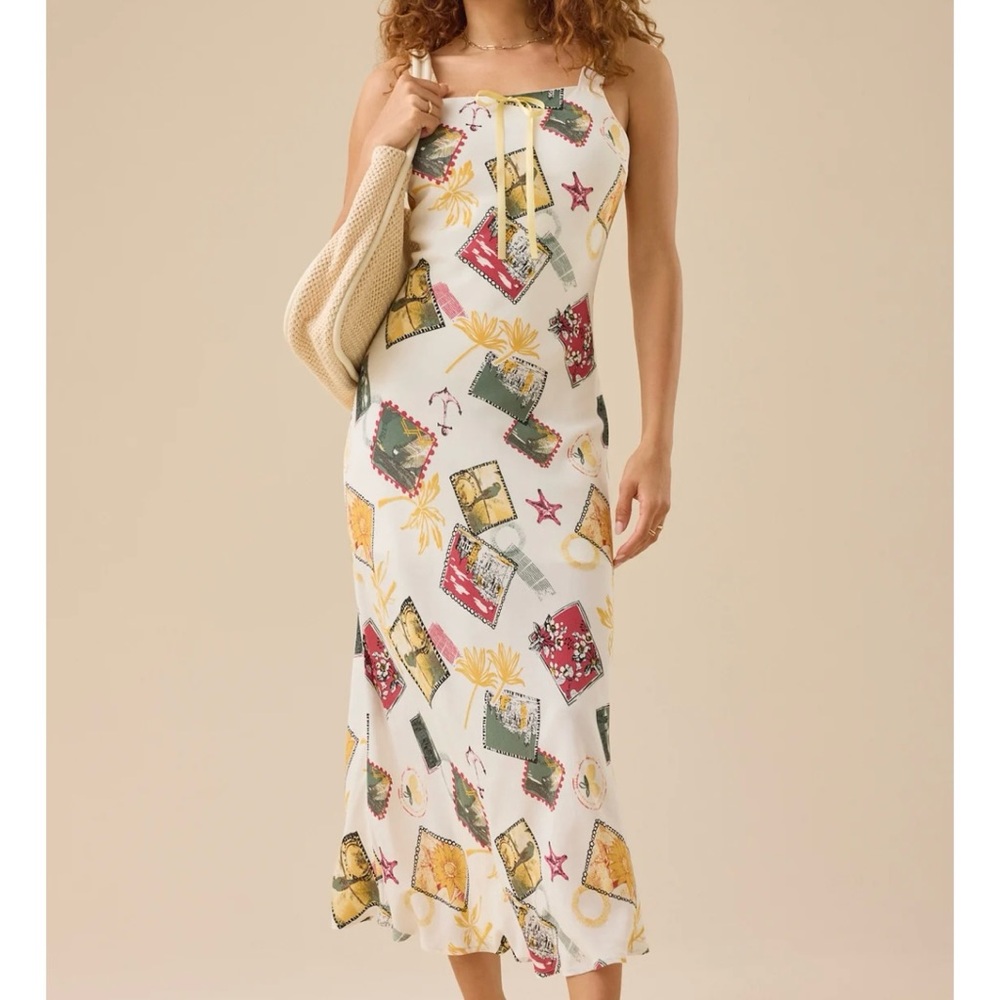 NEW Altar’d State Stamp Printed Maxi Dress Size Large NWT